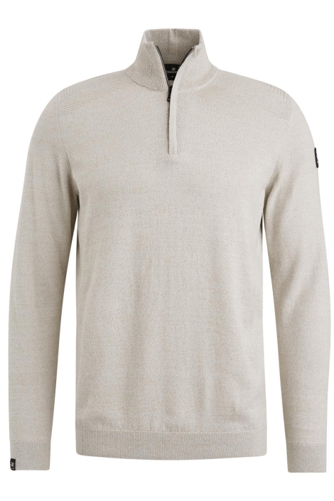 Vanguard half zip collar cotton mouline